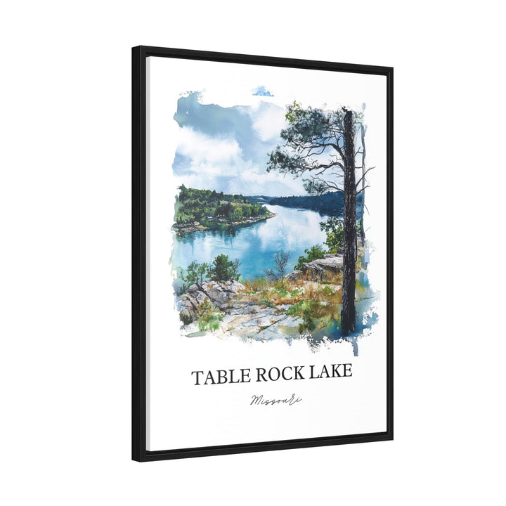 Table Rock Lake Wall Art, Ozarks Print, Lake of the Ozarks Watercolor, Table Rock Lake Gift, Travel Print, Travel Poster, Housewarming Gift