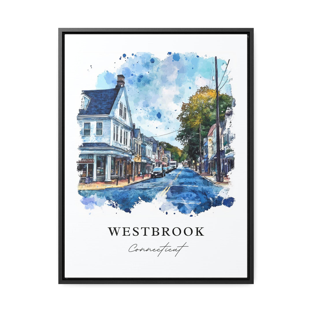 Westbrook CT Wall Art, Westbrook Print, Westbrook Watercolor Art, Middlesex County CT Gift,