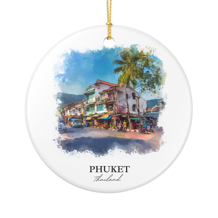Phuket Ornament: Unique Phuket Thailand Souvenir, Thailand Xmas Decor, and Authentic Phuket Thailand Gift