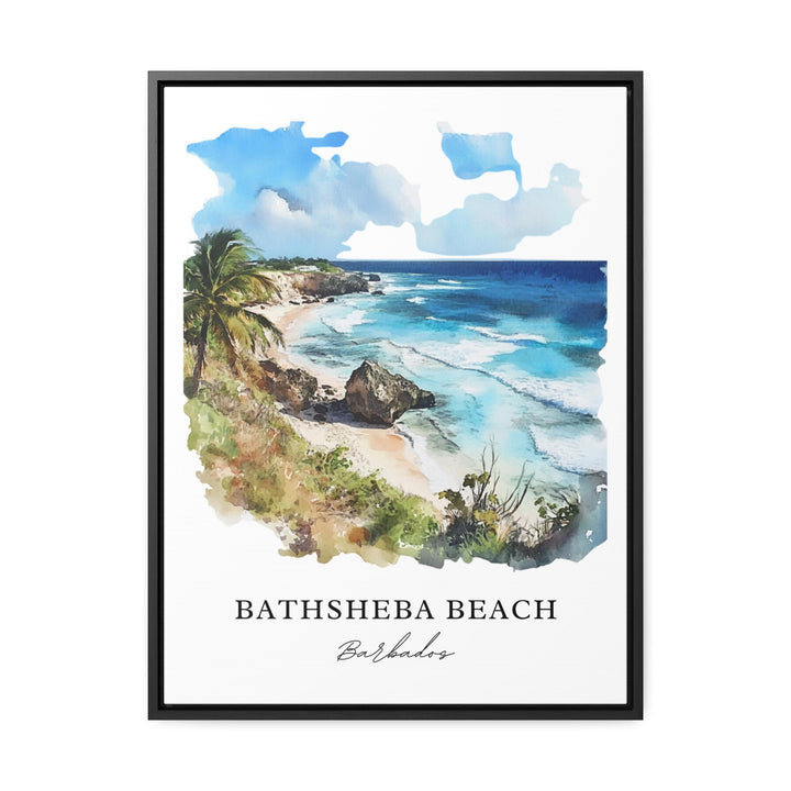 Bathsheba Beach Wall Art - Aruba Print