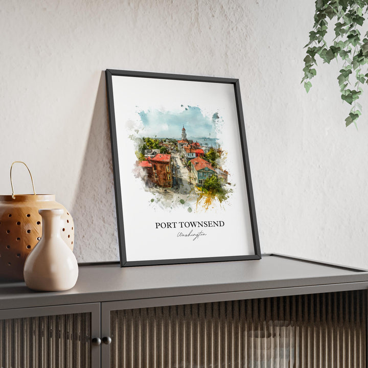 Port Townsend, Washington – Watercolor Art Print