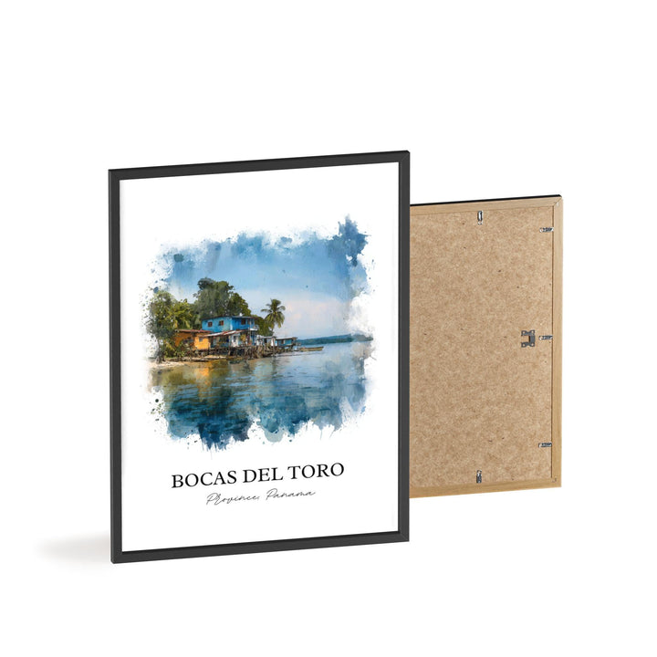 Bocas del Toro, Panama – Watercolor Art Print