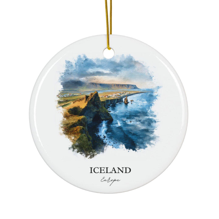 Iceland Ornament: Unique Iceland Souvenir, Iceland Xmas Decor, and Authentic Iceland Travel Gift