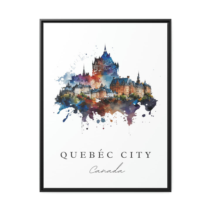 Quebec Canada wall art - Canada, Quebec City poster, Quebec Wedding gift, Birthday present, Custom Text, Personalised Gift