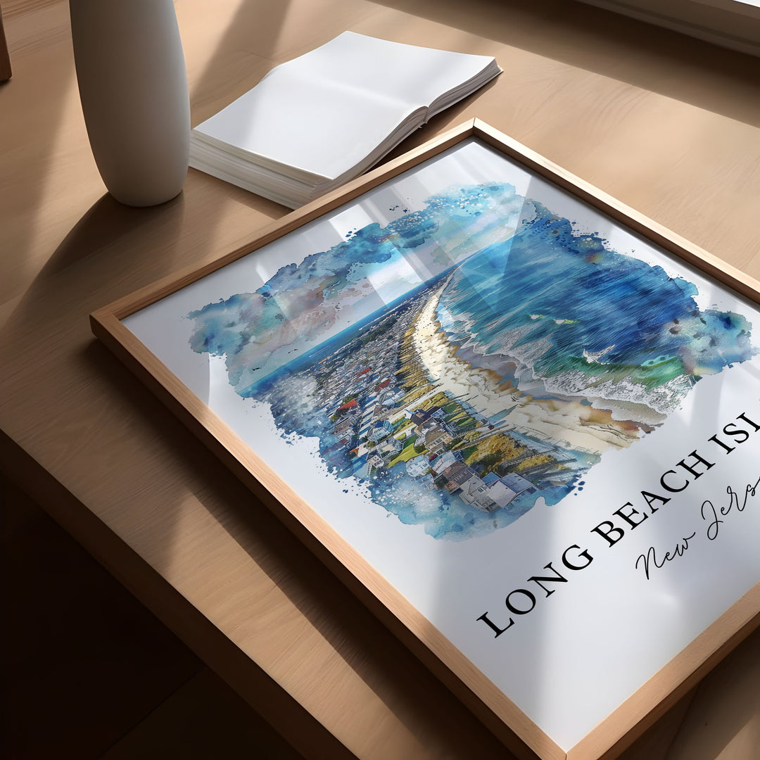 Long Beach Island Wall Art - Jersey Shore Print