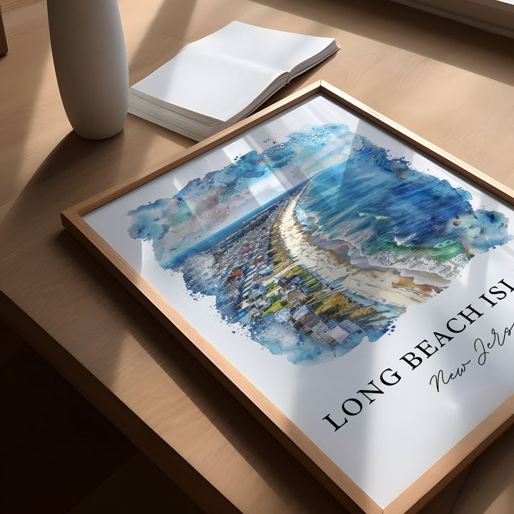 Long Beach Island Wall Art - Jersey Shore Print