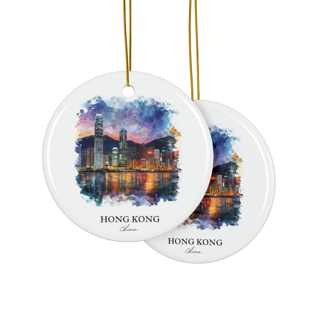 Hong Kong China Ornament: Unique HK Souvenir, Hong Kong Xmas Decor, and Authentic Hong Kong Gift