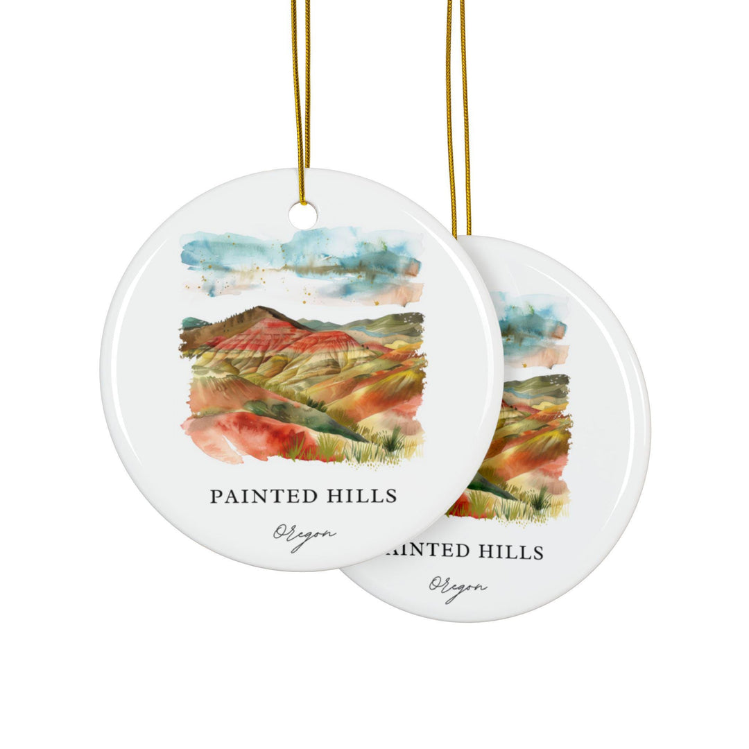 Painted Hills OR Ornament: Unique Painted Hills Souvenir, Oregon Xmas Decor, and Authentic Painted Hills Gift