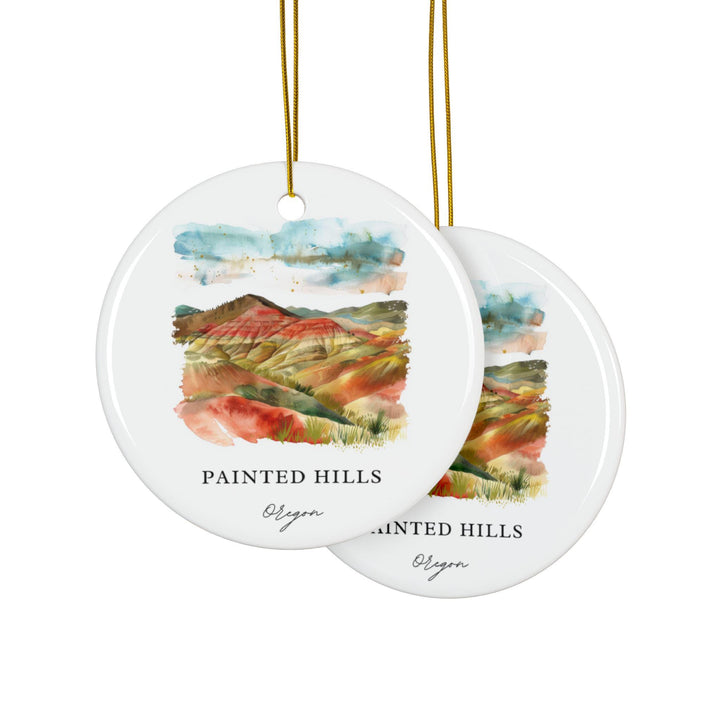 Painted Hills OR Ornament: Unique Painted Hills Souvenir, Oregon Xmas Decor, and Authentic Painted Hills Gift