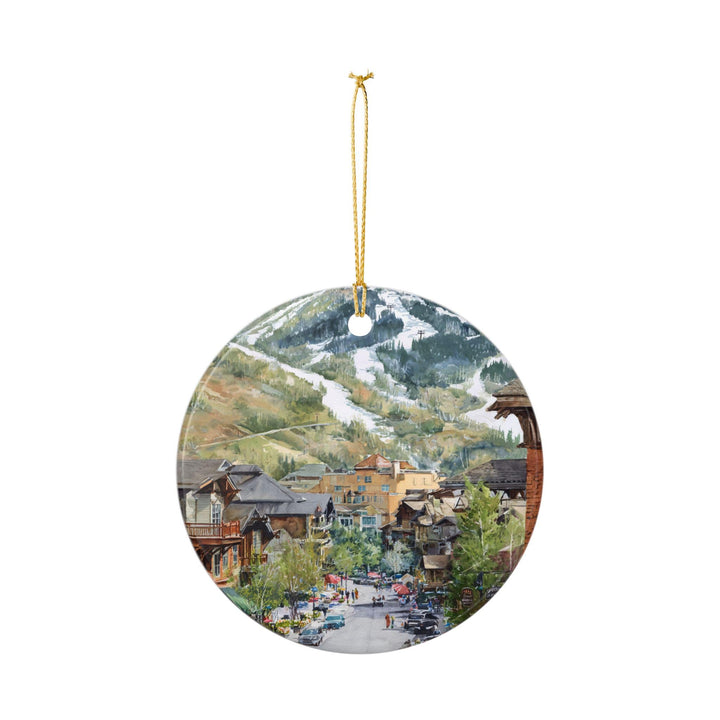 Park City UT Ornament: Unique Park City Souvenir, Park City Xmas Decor, and Authentic Park City Utah Gift