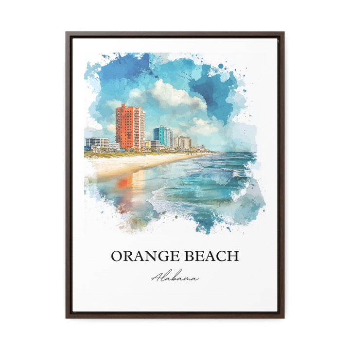 Orange Beach, Alabama – Watercolor Art Print