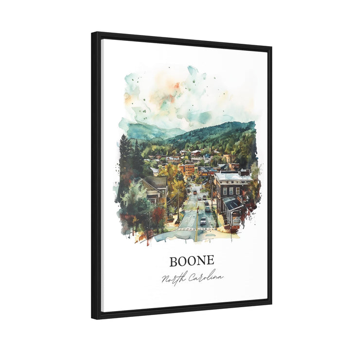 Boone NC Wall Art, Watauga County Print, North Carolina Watercolor Art, Boone NC Gift, Travel Print, Travel Poster, Housewarming Gift