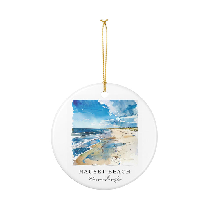 Nauset Beach MA Ornament: Unique Nauset Beach Souvenir, Nauset Beach Xmas Decor, and Authentic Nauset Beach Massachusetts Gift