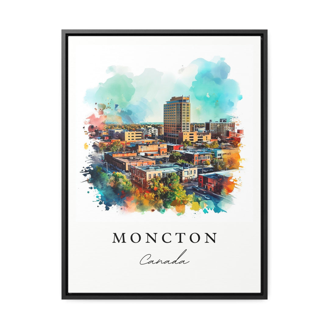 Moncton Canada wall art art - Canada, Moncton print, Moncton Wedding gift, Birthday present, Custom Text, Perfect Gift