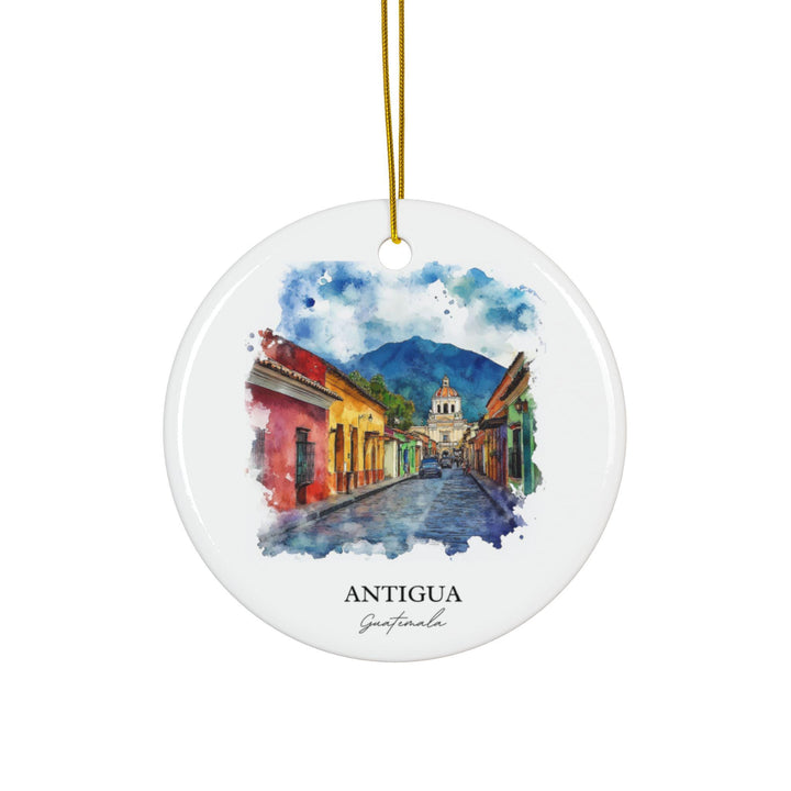 Antigua Guatemala Ornament: Unique Antigua Souvenir, Guatemala Xmas Decor, and Authentic Guatemala Gift