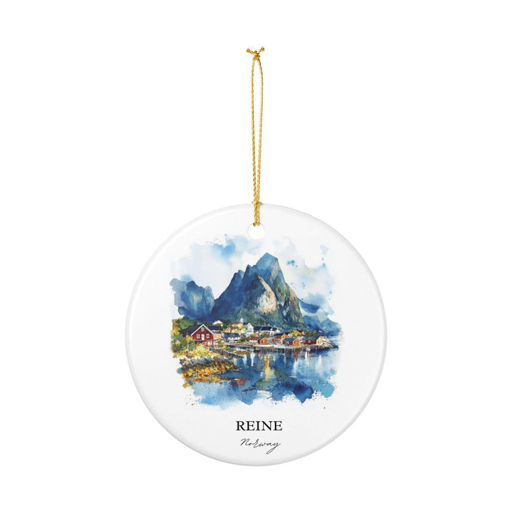 Reine, Norway Ornament: Unique Reine Norway Souvenir, Norway Xmas Decor, and Authentic Reine Norway Gift