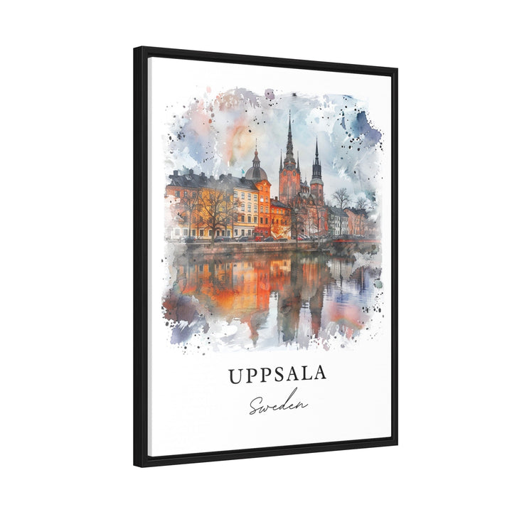 Uppsala Sweden Wall Art, Sweden Print, Uppsala Wall Art, Stockholm Gift, Travel Print, Travel Poster, Travel Gift, Housewarming Gift