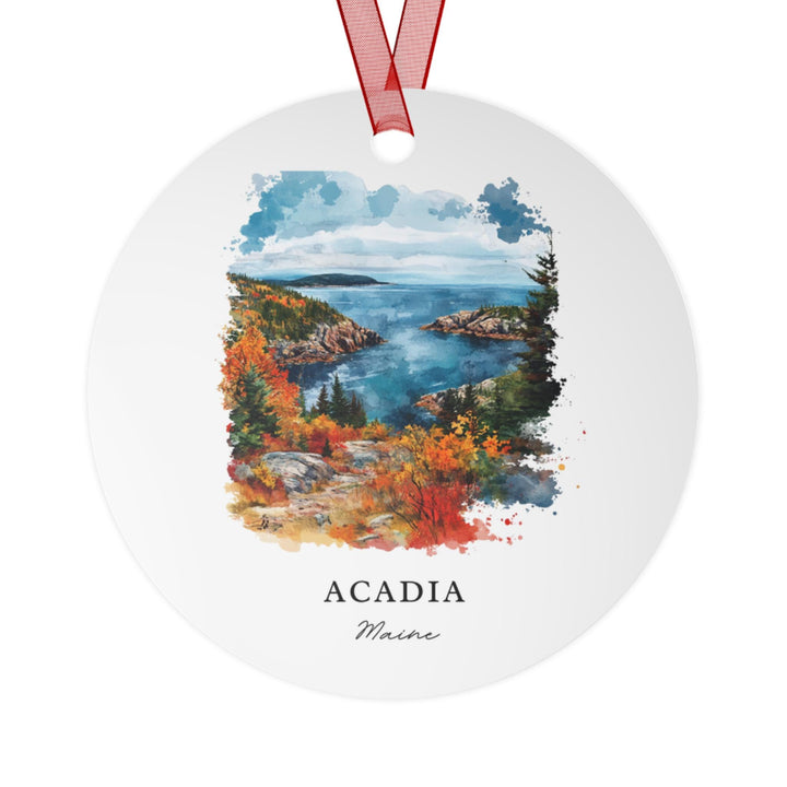 Acadia, Maine Christmas Ornament