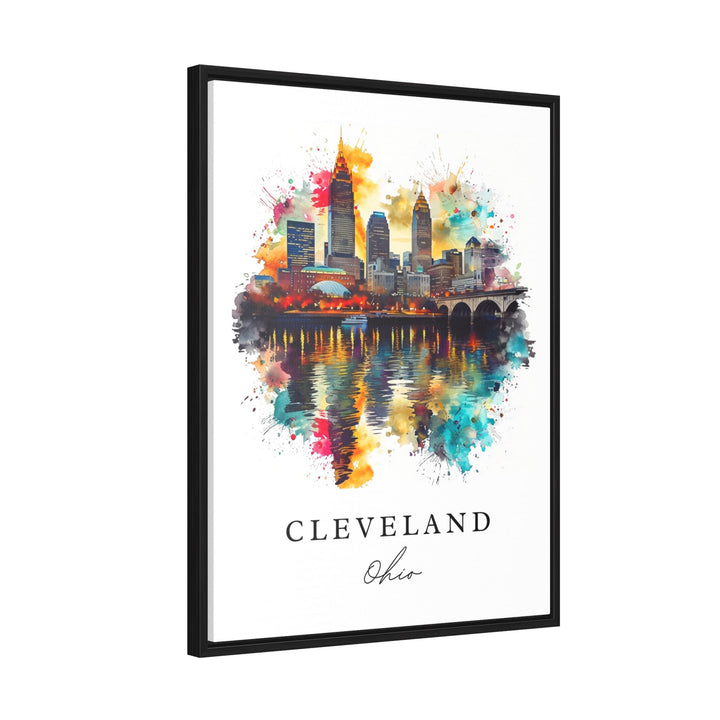 Cleveland OH wall art - Ohio, Cleveland print, Cleveland Wedding gift, Cleveland Birthday present, Cleveland OH Custom Gift, Perfect Gift