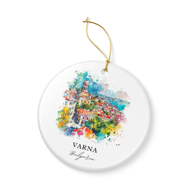 Varna Bulgaria Ornament: Unique Varna Souvenir, Varna Xmas Decor, and Authentic Varna Bulgaria Gift