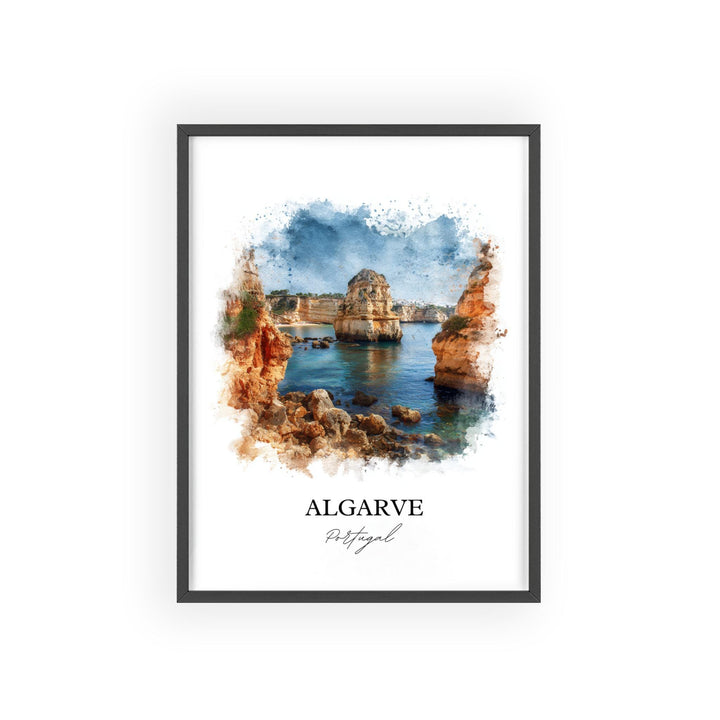 Algarve, Portugal – Watercolor Art Print