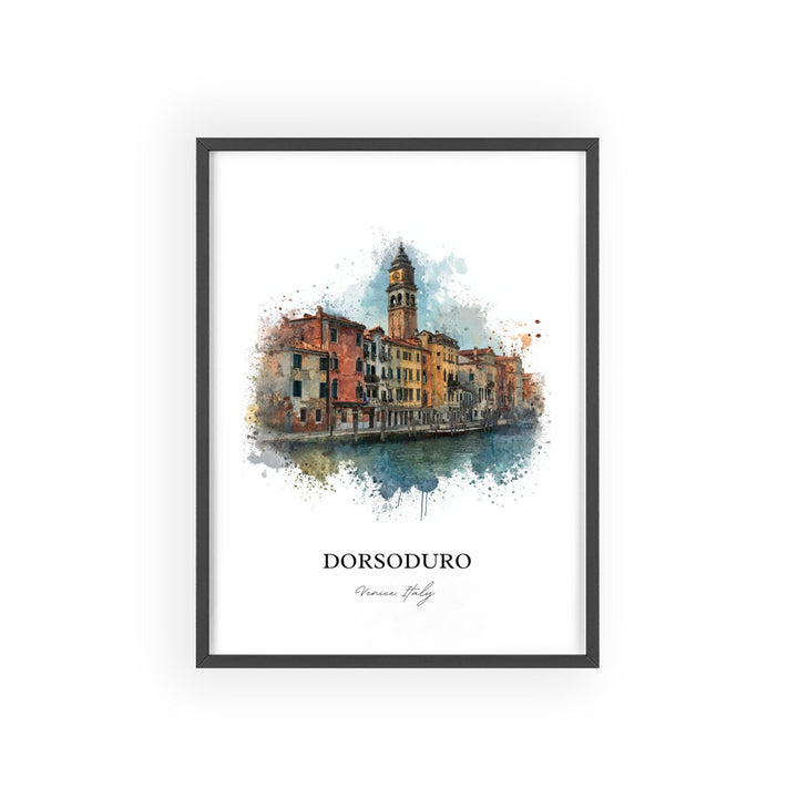 Dorsoduro, Venice Italy – Watercolor Art Print