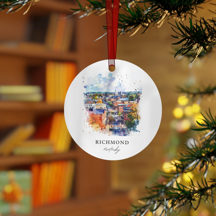 Richmond KY Ornament: Unique Richmond Kentucky Souvenir, Kentucky Xmas Decor, and Authentic Richmond Kentucky Gift (1pc, 3pcs, 5pcs, 10pcs)