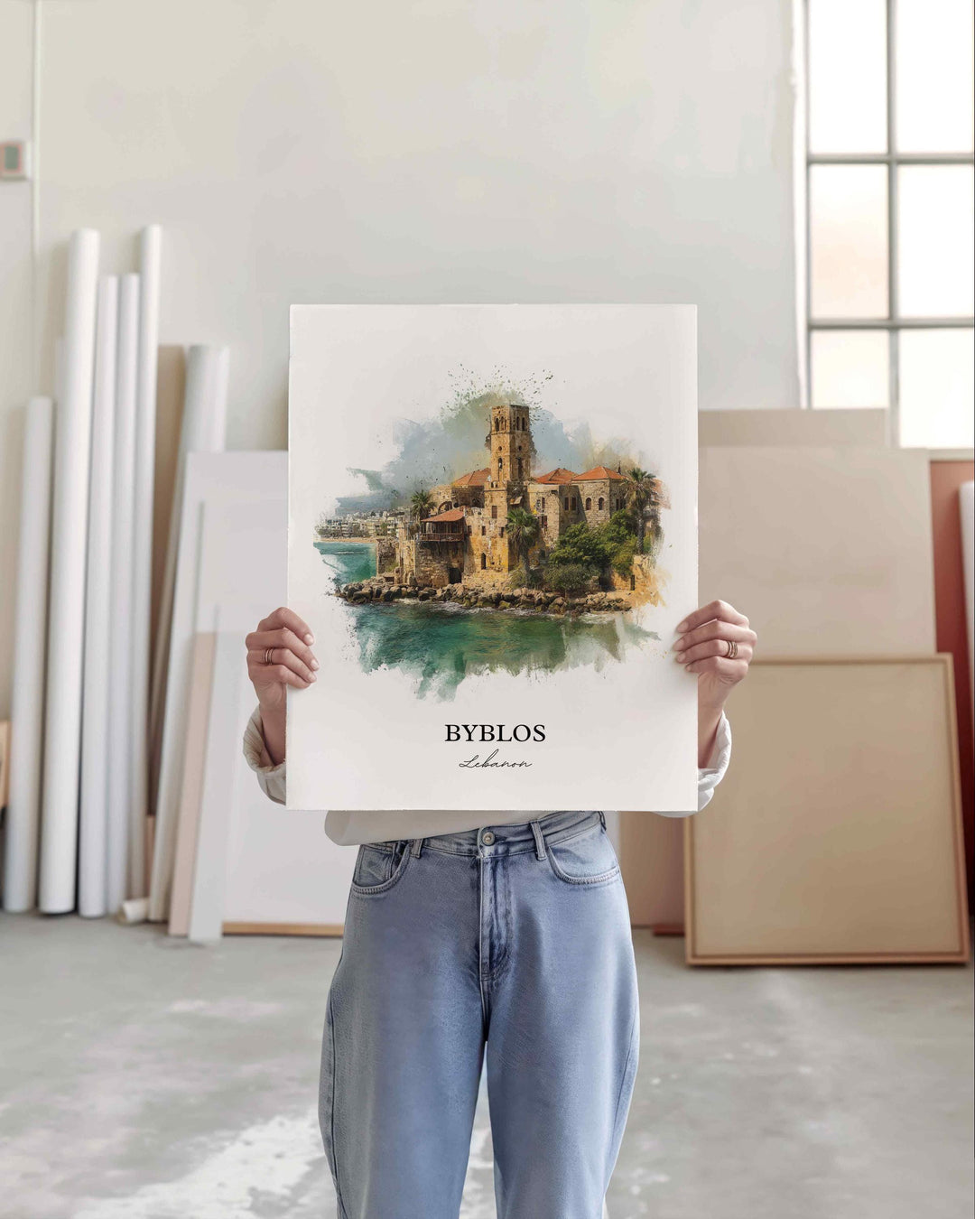 Byblos, Lebanon – Watercolor Art Print