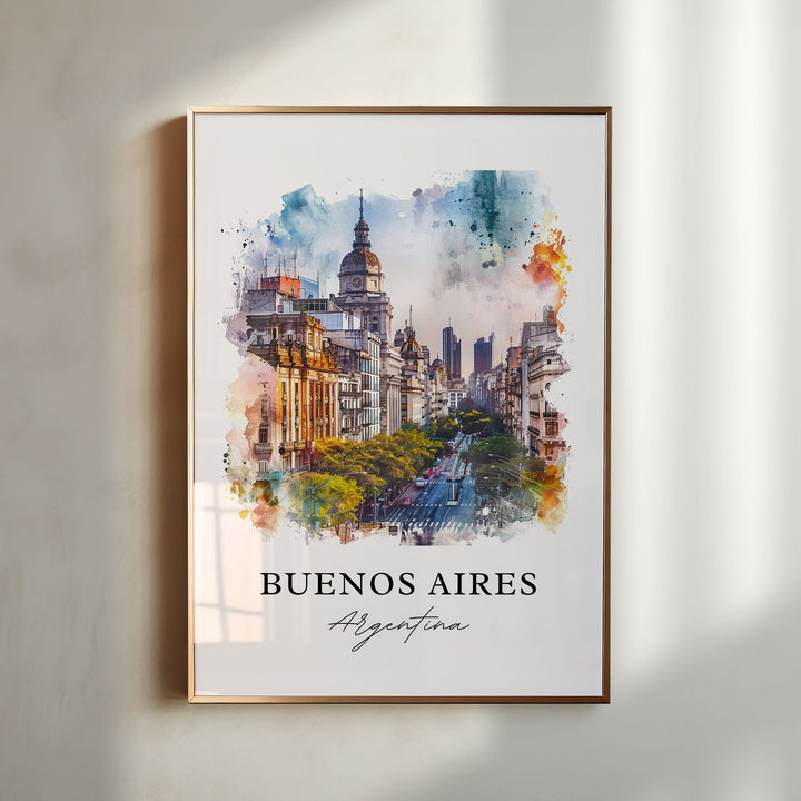 Buenos Aires Wall Art - Argentina Print