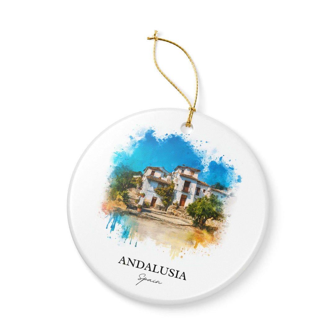 Andalusia Spain Ornament: Unique Andalusia Souvenir, Andalusia Xmas Decor, and Authentic Andalusia Spain Gift
