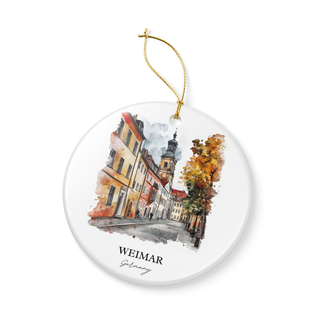 Weimar Germany Ornament: Unique Weimar Souvenir, Weimar Xmas Decor, and Authentic Weimar Germany Gift