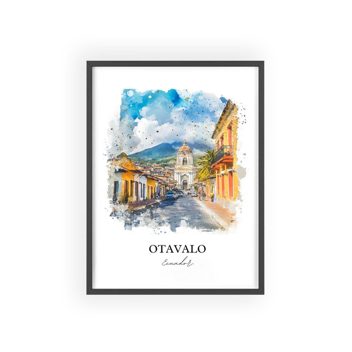 Otavalo, Ecuador – Watercolor Art Print