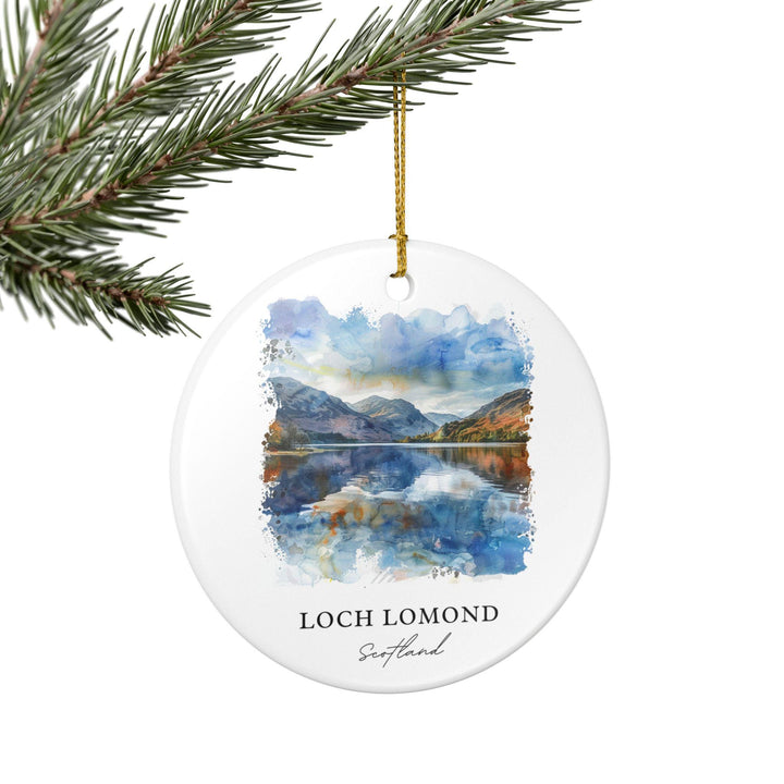 Loch Lomond Ornament: Unique Loch Lomond Souvenir, Scotland Xmas Decor, and Authentic Loch Lomond Gift