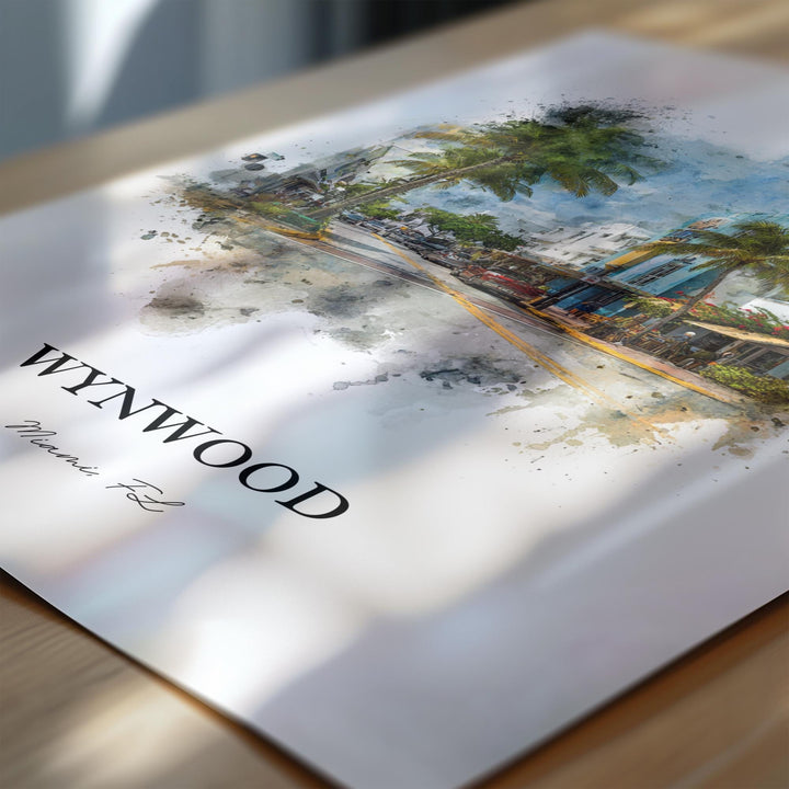 Wynwood, Florida – Watercolor Art Print