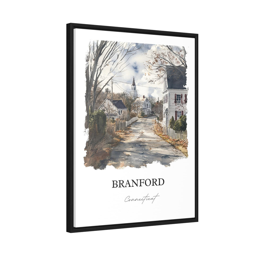 Branford, Connecticut, Connecticut – Watercolor Art Print
