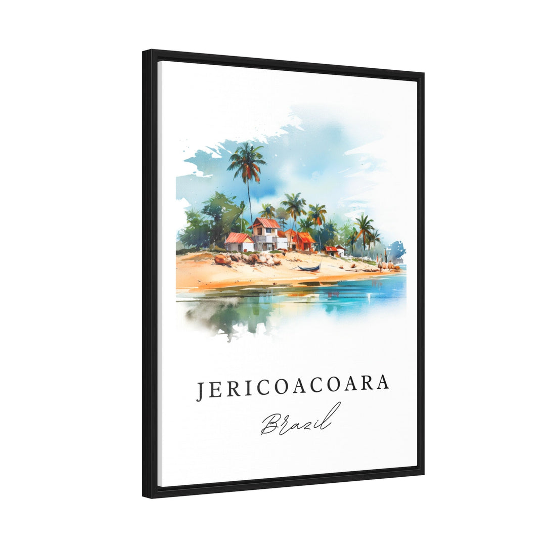 Jericoacoara Brazil wall art - Brazil, Jericoacoara poster print, Jericoacoara Wedding gift, Birthday present, Custom Text, Perfect Gift