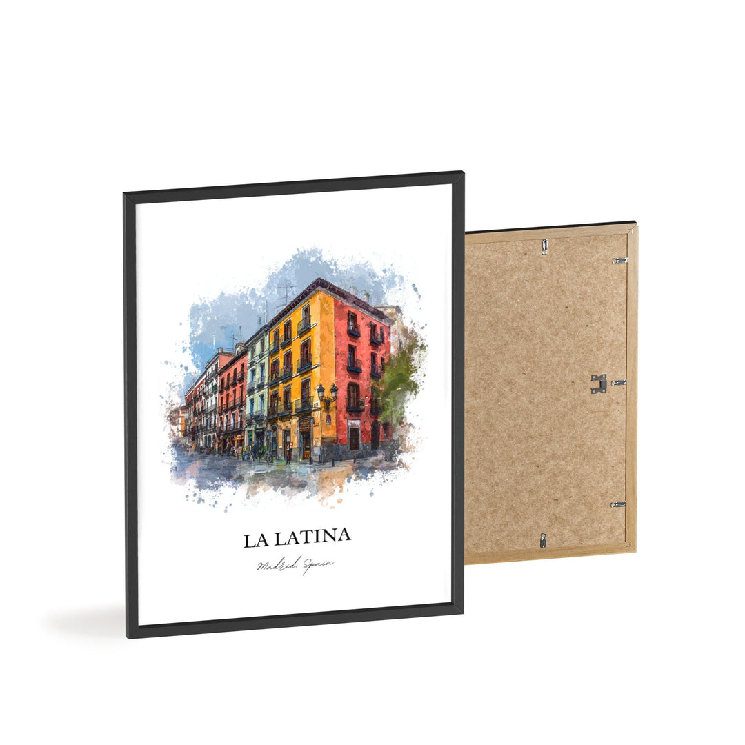 Madrid, Spain – Watercolor Art Print
