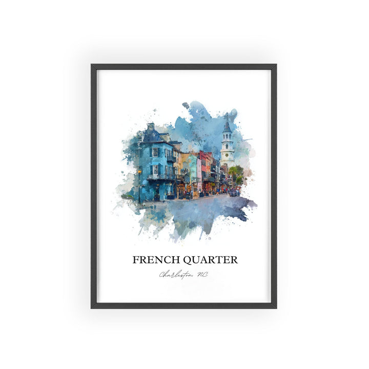 Charleston, South Carolina, USA – Watercolor Art Print