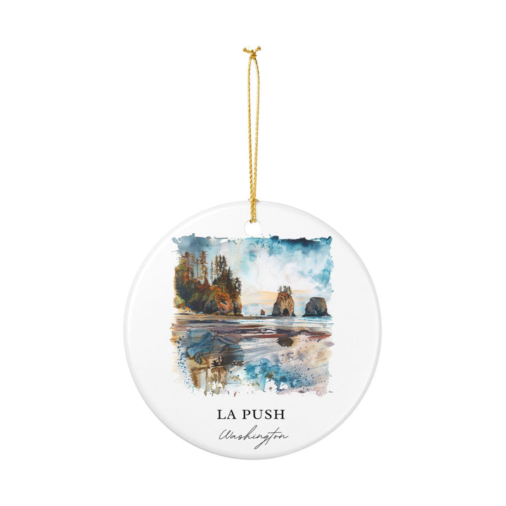 La Push Washington Ornament: Unique La Push Souvenir, La Push WA Xmas Decor, and Authentic La Push Gift