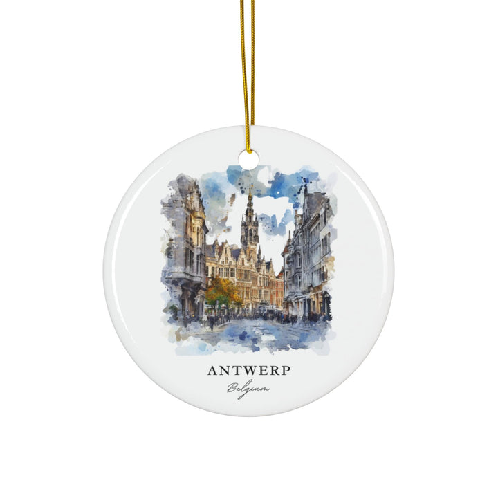 Antwerp, Belgium Christmas Ornament