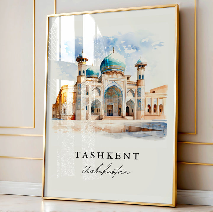 Tashkent Uzbekistan wall art - Uzbekistan, Tashkent print, Tashkent Wedding gift, Birthday present, Custom Text, Perfect Gift