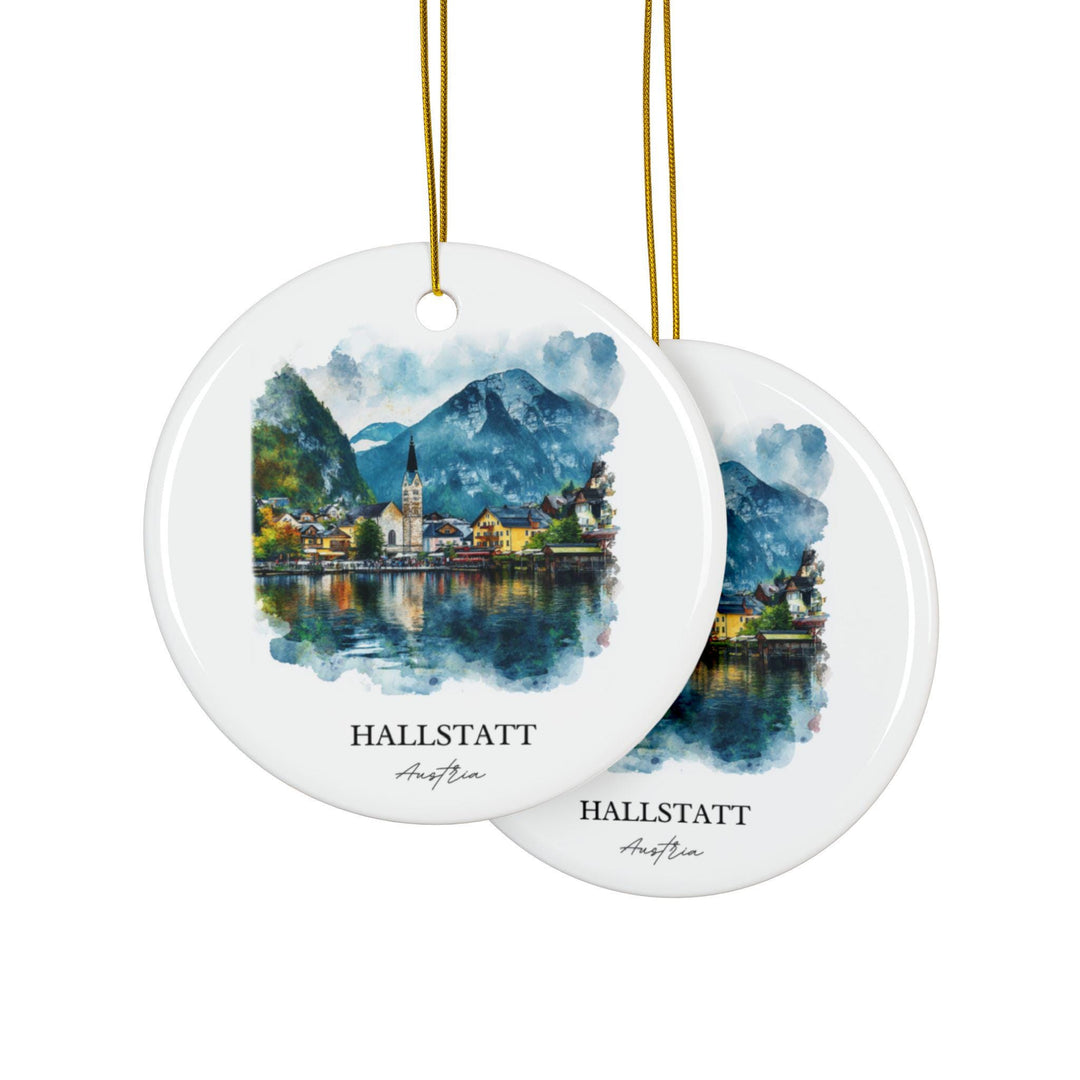 Hallstatt Austria Ornament: Unique Austria Souvenir, Hallstatt Austria Xmas Decor, and Authentic Hallstatt Gift