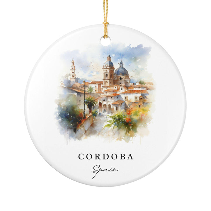Cordoba, Spain Ornament: Unique Cordoba Spain Souvenir, Spain Xmas Decor, and Authentic Cordoba Spain Gift