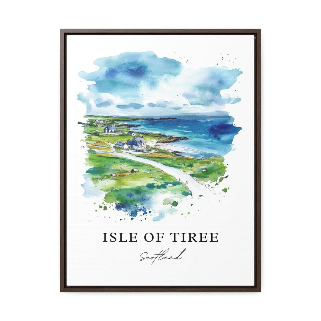 Isle of Tiree Art, Scotland Islands Print, Isle of Tiree Watercolor Art, Inner Hebrides Gift, Travel Print, Travel Poster, Housewarming Gift