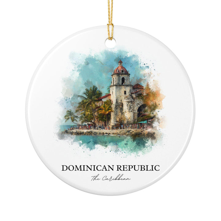 Dominican Republic Ornament: Unique DR Souvenir, Caribbean Xmas Decor, and Authentic Punta Cana Gift