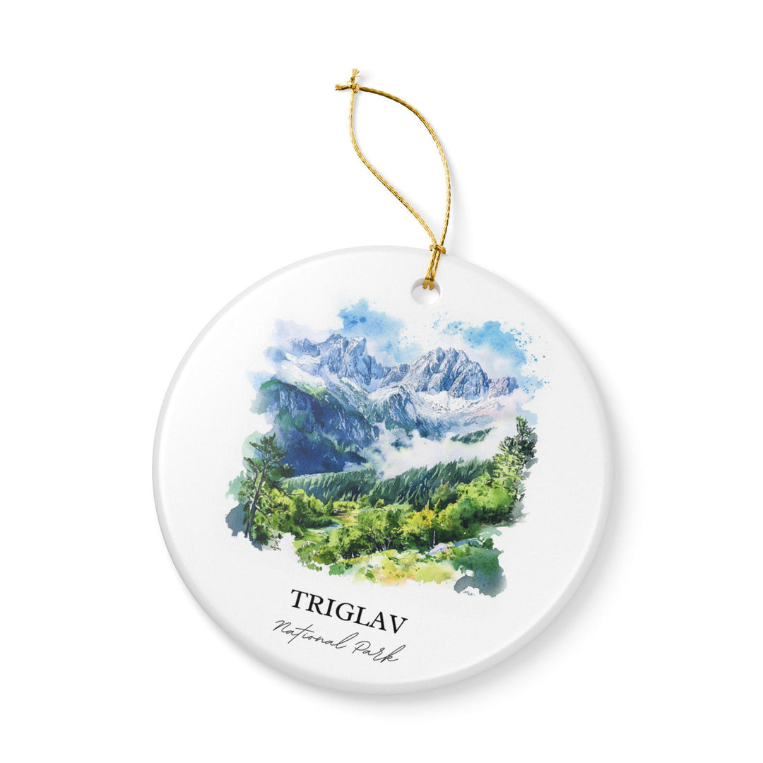 Triglav Slovenia Ornament: Unique Triglav Souvenir, Triglav Xmas Decor, and Authentic Triglav National Park Gift