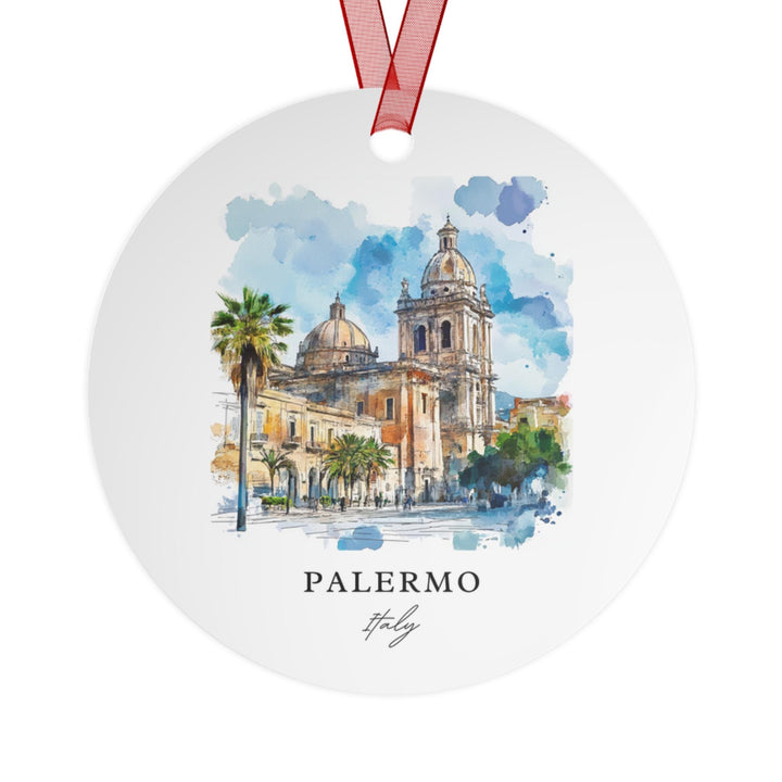 Palermo Italy Ornament: Unique Palermo Souvenir, Palermo Xmas Decor, and Authentic Sicily Italy Gift