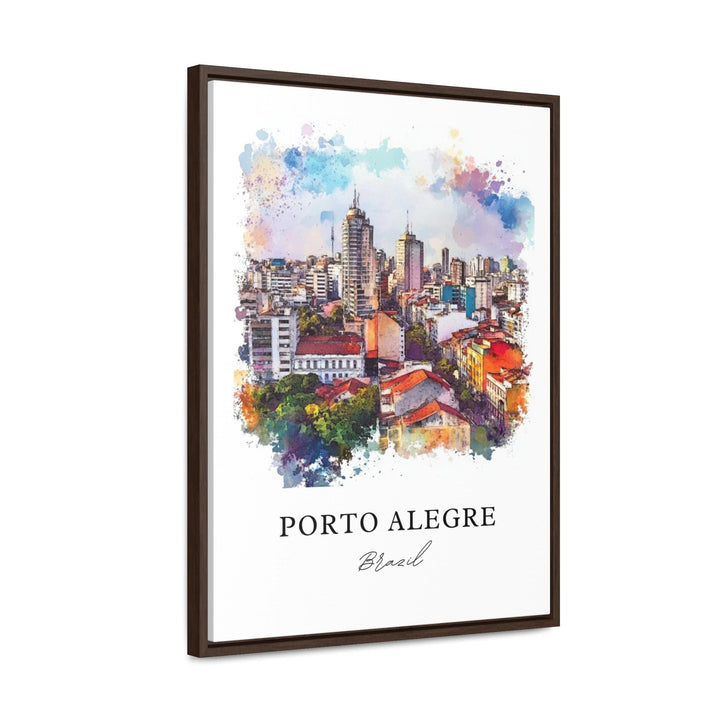 Porto Alegre, Brazil – Watercolor Art Print