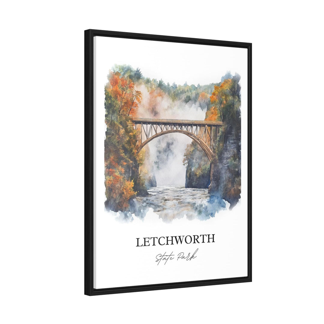 Letchworth State Park Art, Livingston County Print, Genesee River Artwork, Letchworth Gift, Travel Print, Travel Poster, Housewarming Gift