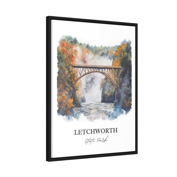 Letchworth State Park Art, Livingston County Print, Genesee River Artwork, Letchworth Gift, Travel Print, Travel Poster, Housewarming Gift